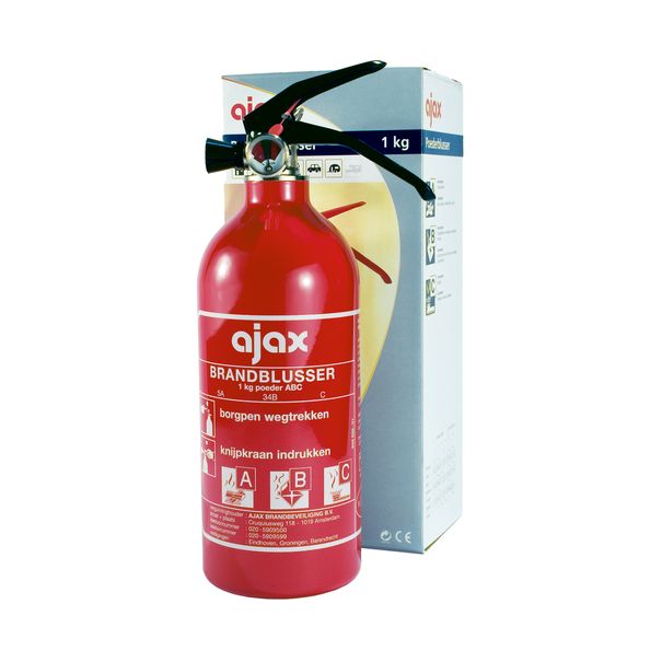 Gelukkig scannen Aas Ajax brandblusser (poeder), 1 kg - SEAT webshop