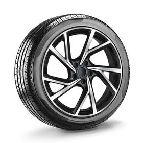 17 inch all-seasonset stijl 2, zwart gepolijst - Volkswagen Golf