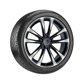 16 inch zomerset stijl 7, zwart gepolijst - Volkswagen Passat