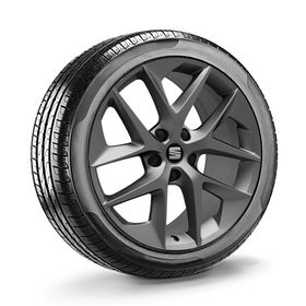 18 inch all-seasonset, Perform titanium grijs - SEAT Leon