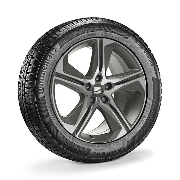 18 inch all-seasonset, Diamond antraciet - SEAT Leon
