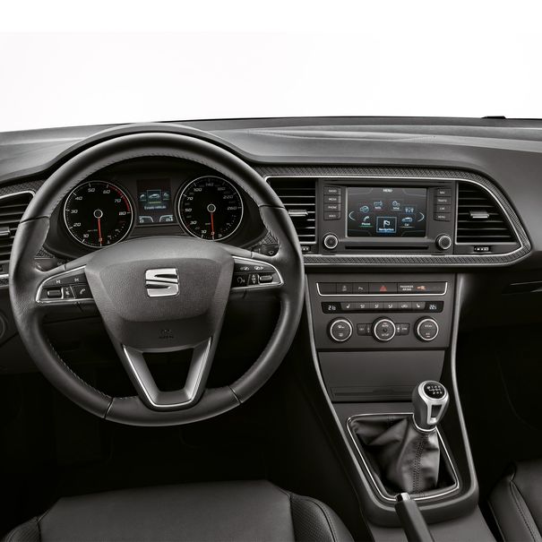 Dashboard decoratie Leon, carbonlook SEAT