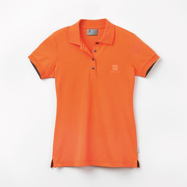 SEAT Poloshirt dames oranje - M