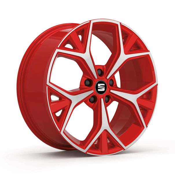 SEAT 19 inch lichtmetalen velg, Ateno Emocion Red