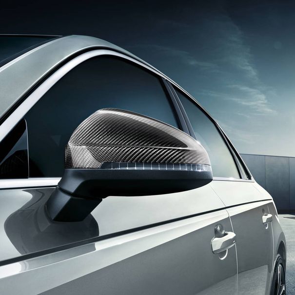 Audi Carbon spiegelkappen A4 / A5, zonder side assist