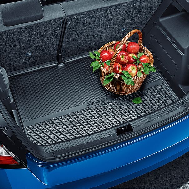 SKODA Rubberen kofferbakmat, Fabia Hatchback