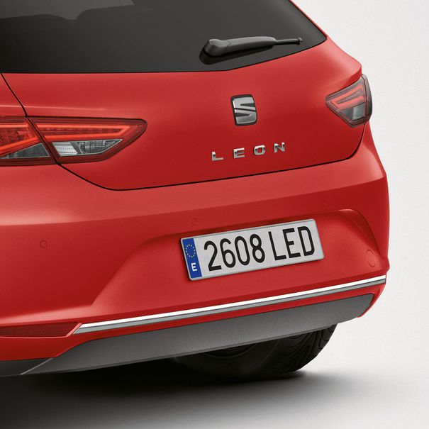 SEAT Sierlijst achterbumper chroomlook, Leon