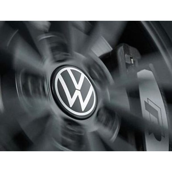 Volkswagen Dynamische naafkap met stilstaand logo (nieuw logo)