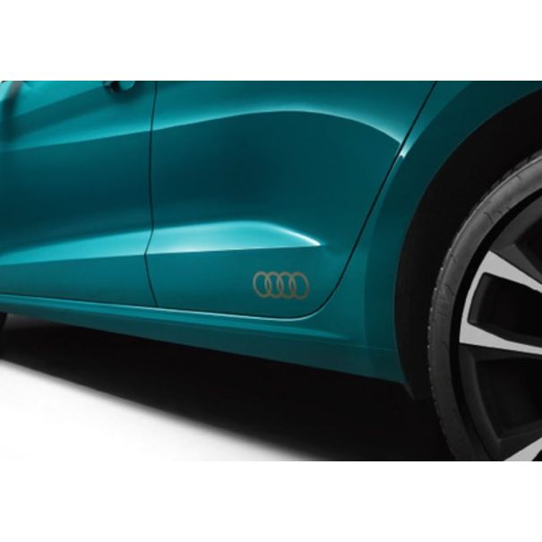 Decorfolie Audi ringen brons mat