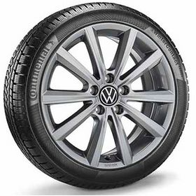 Volkswagen 17 inch lichtmetalen winterset Merano, Adamantium Dark