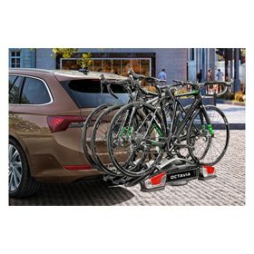 SKODA Škoda Fietsendrager (inklapbaar) voor op trekhaak, 3 fietsen