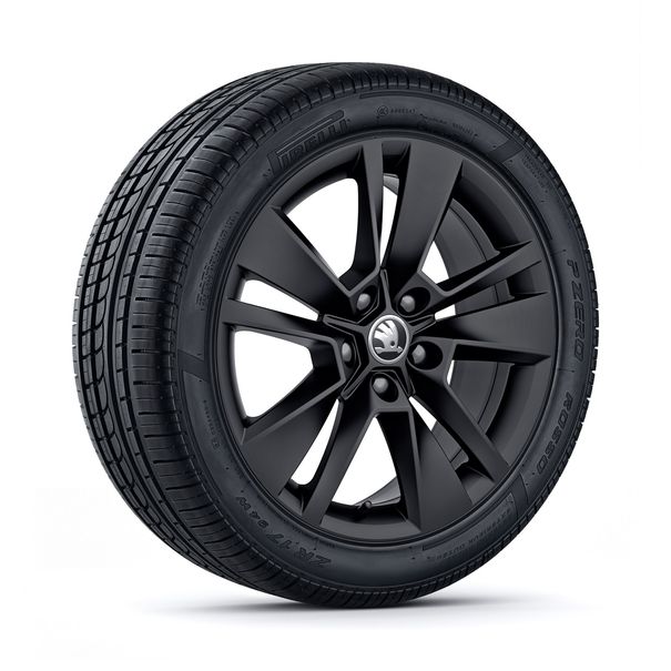 SKODA 17 inch lichtmetalen zomerset, Triton zwart