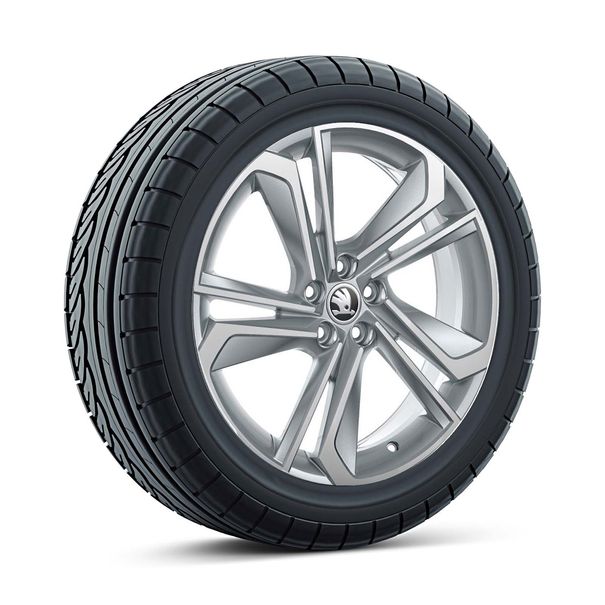 SKODA 18 inch zomerset Libra zilver, Fabia