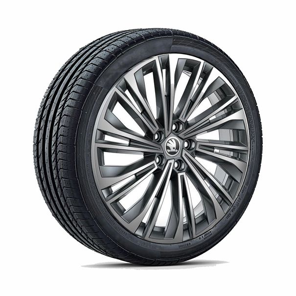 19 inch lichtmetalen zomerset, Cursa antraciet Škoda