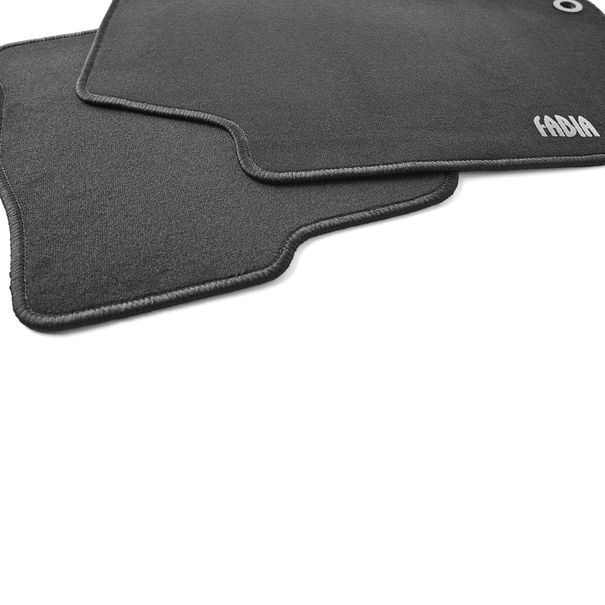 SKODA Mat velours set, PA, antraciet