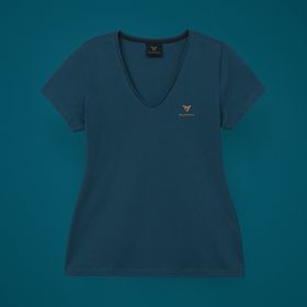 SEAT CUPRA T-shirt dames, petrol blauw