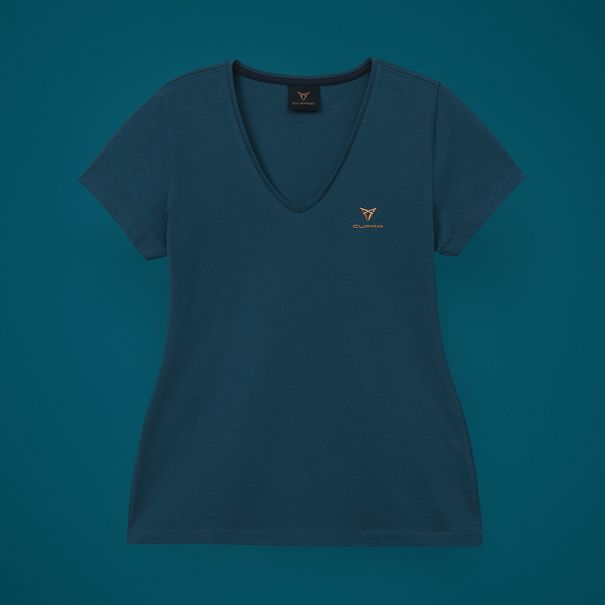 viel Necklet Beangstigend CUPRA T-shirt dames, petrol blauw - SEAT webshop