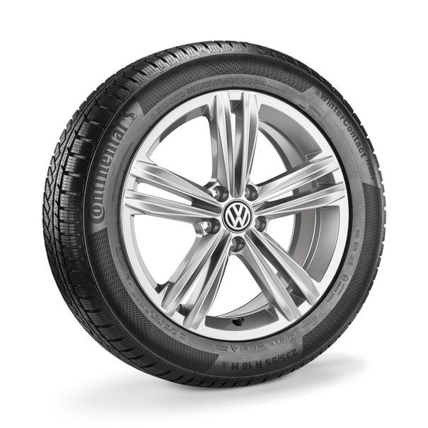 Volkswagen 18 inch lichtmetalen zomerset, Sebring Sterling zilver