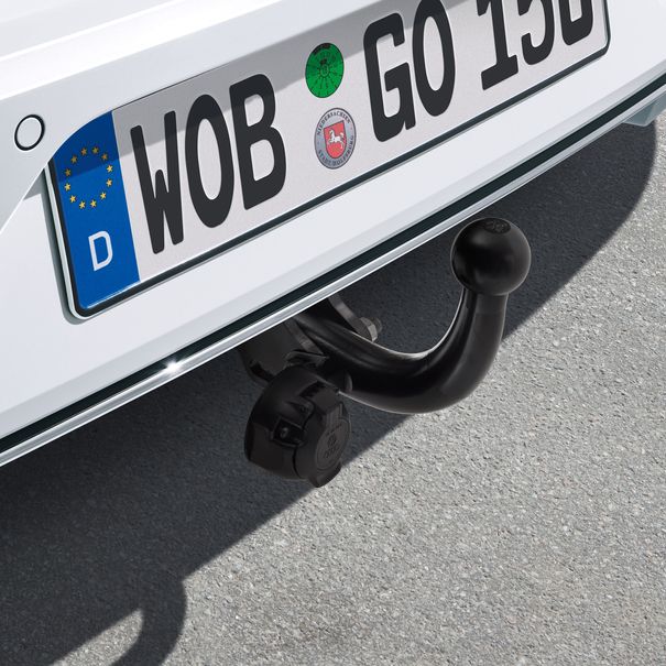 Volkswagen Vaste trekhaak Golf, inclusief 13-polige kabelset