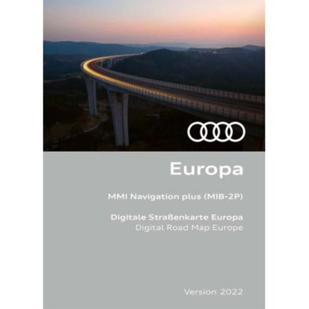 Navigatie update MIB-2P, Europa 2022, inclusief Audi connect diensten en infotainment basis