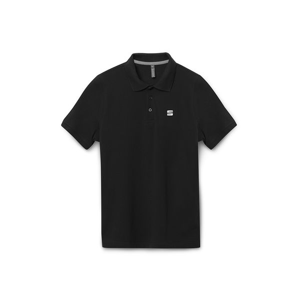 Poloshirt heren zwart