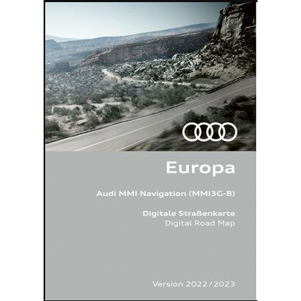Audi Navigatie update MMI3G-B, Europa 22-23