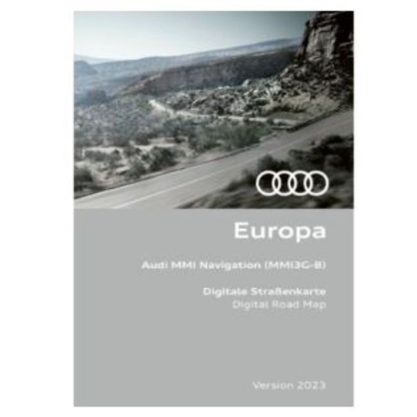 Audi Navigatie update MMI3G-B, Europa 2023