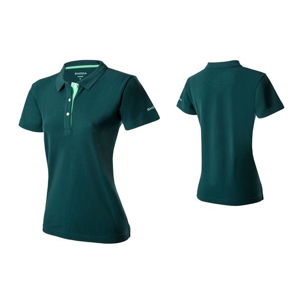 SKODA Dames Polo Groen - M