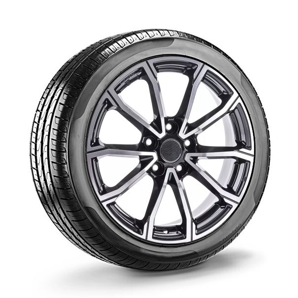 18 inch all-seasonset stijl 3, zwart gepolijst - Audi Q2
