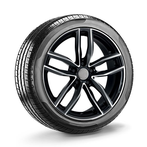 18 inch all-seasonset stijl 1, zwart gepolijst - Audi A3